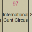 international cunt circus