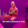 piecesofeight - No one's around to help Pink Guy