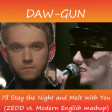 DAW-GUN - I'll Stay the Night and Melt with You (ZEDD vs Modern English)